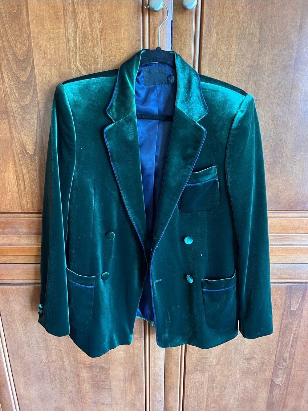 ASOS velvet blazer